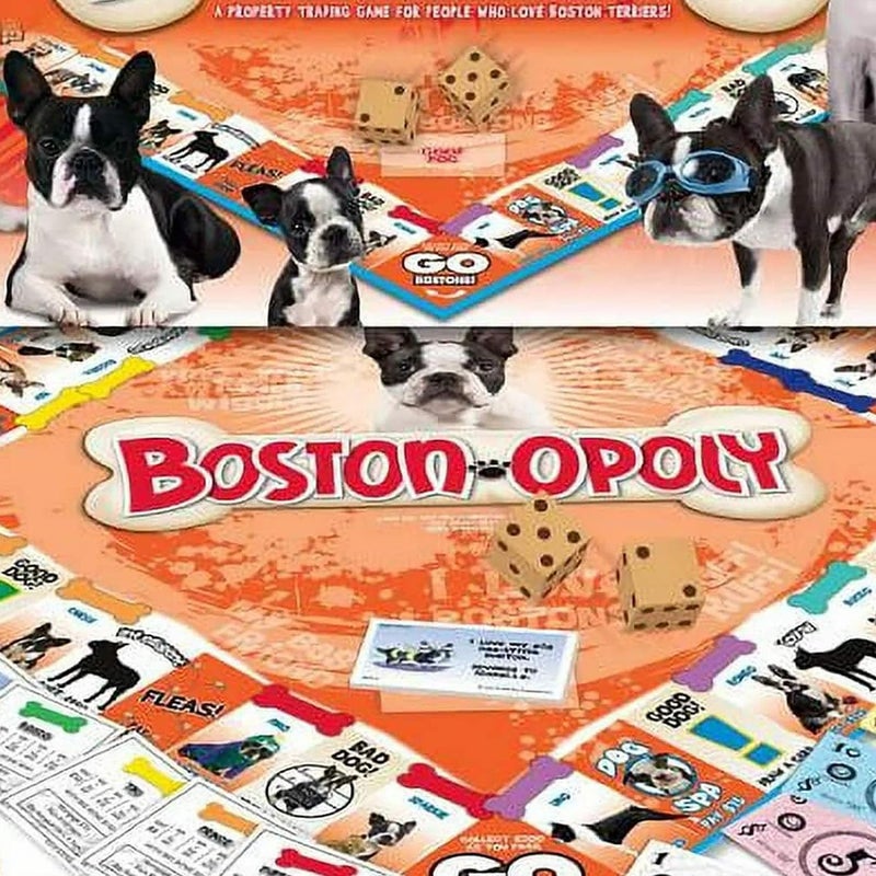 Late for The Sky Boston Terrier-Opoly Board Game for Dog Lovers, Family Strategy and Party Fun, 2-6 Players, Ages 8+, Collectible Tokens, Property Trading Theme, Great Gift for Kids and Adults - Image 4